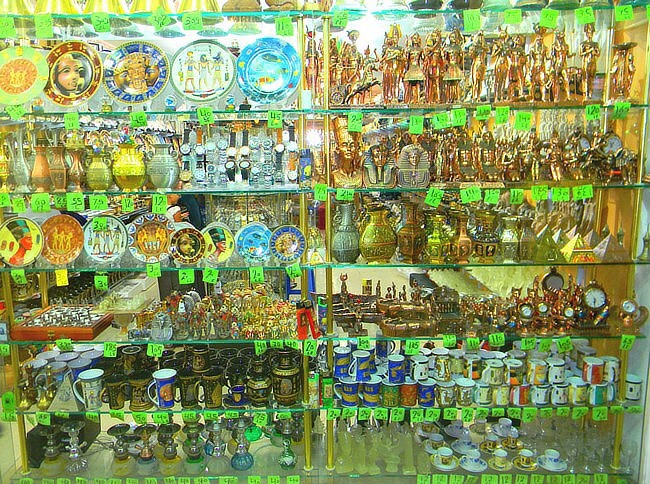  Шопинг и сувениры в Египте - Фото